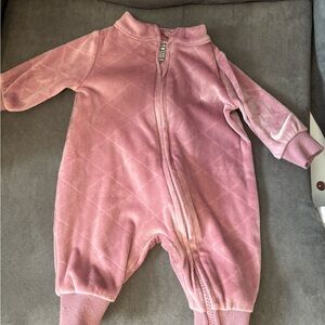 Nike Pink Kids Footie One Piece